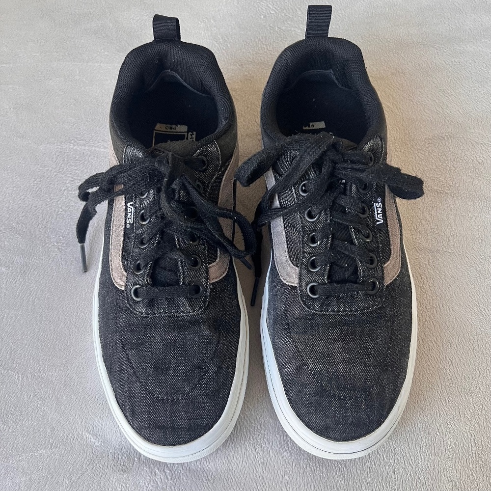Vans Kyle Walker Pro Black / Grey Skateboarding Skate Shoe Size 7.5 - Picture 2 of 12